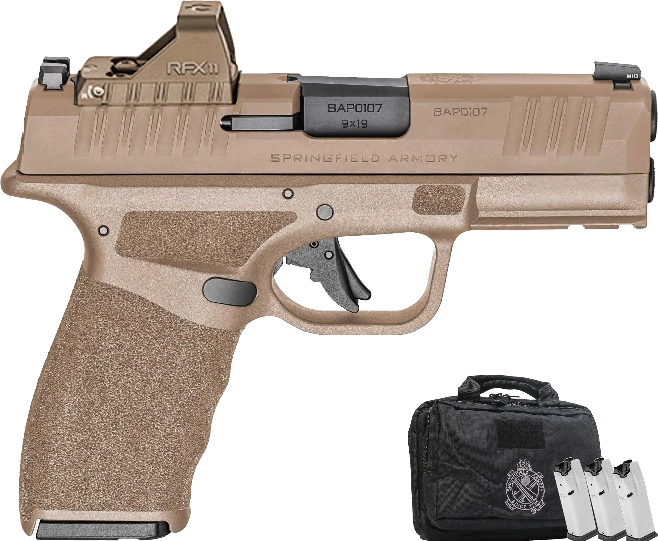 Springfield Armory Hellcat Pro 9mm FDE 15/17-Round