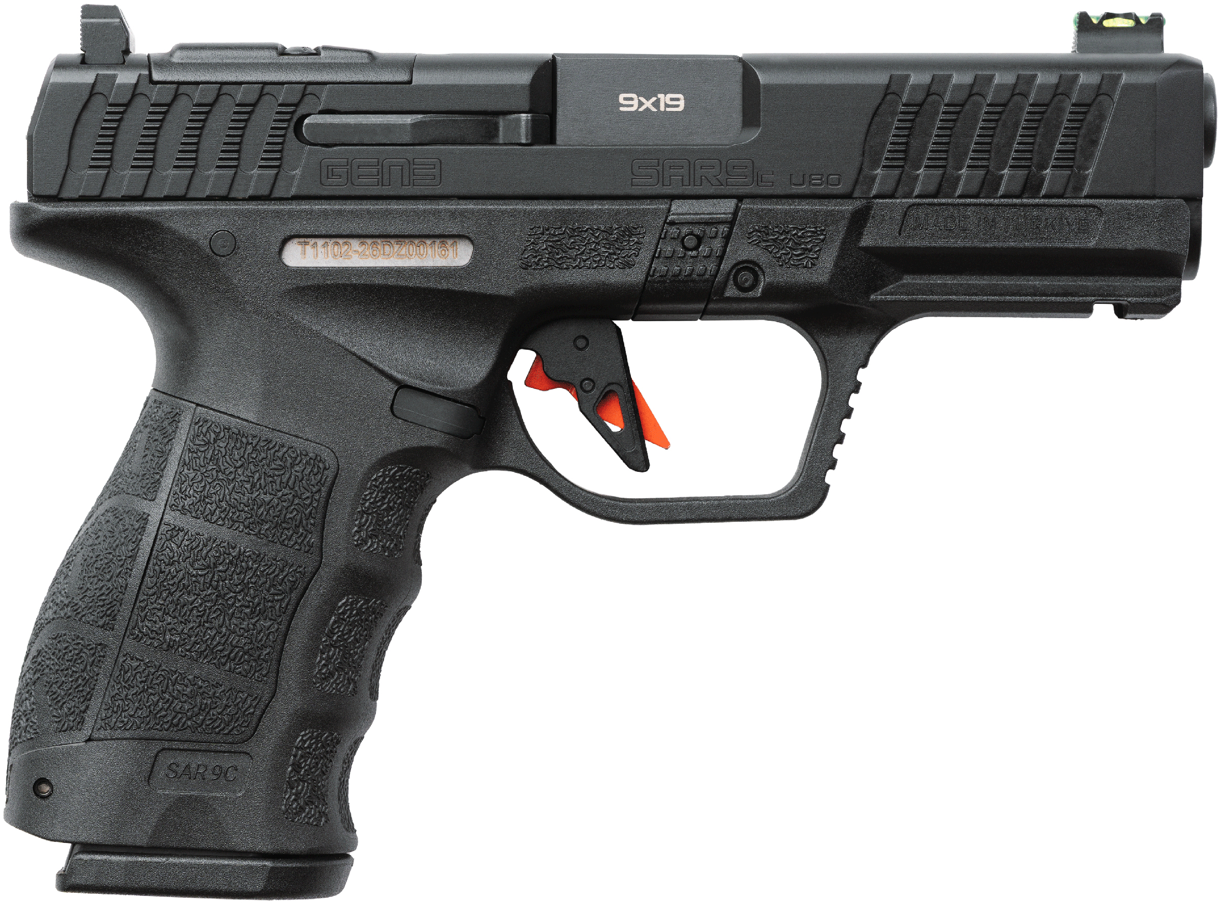 SAR SAR9 Compact Gen3 U-80 9mm 15-Round