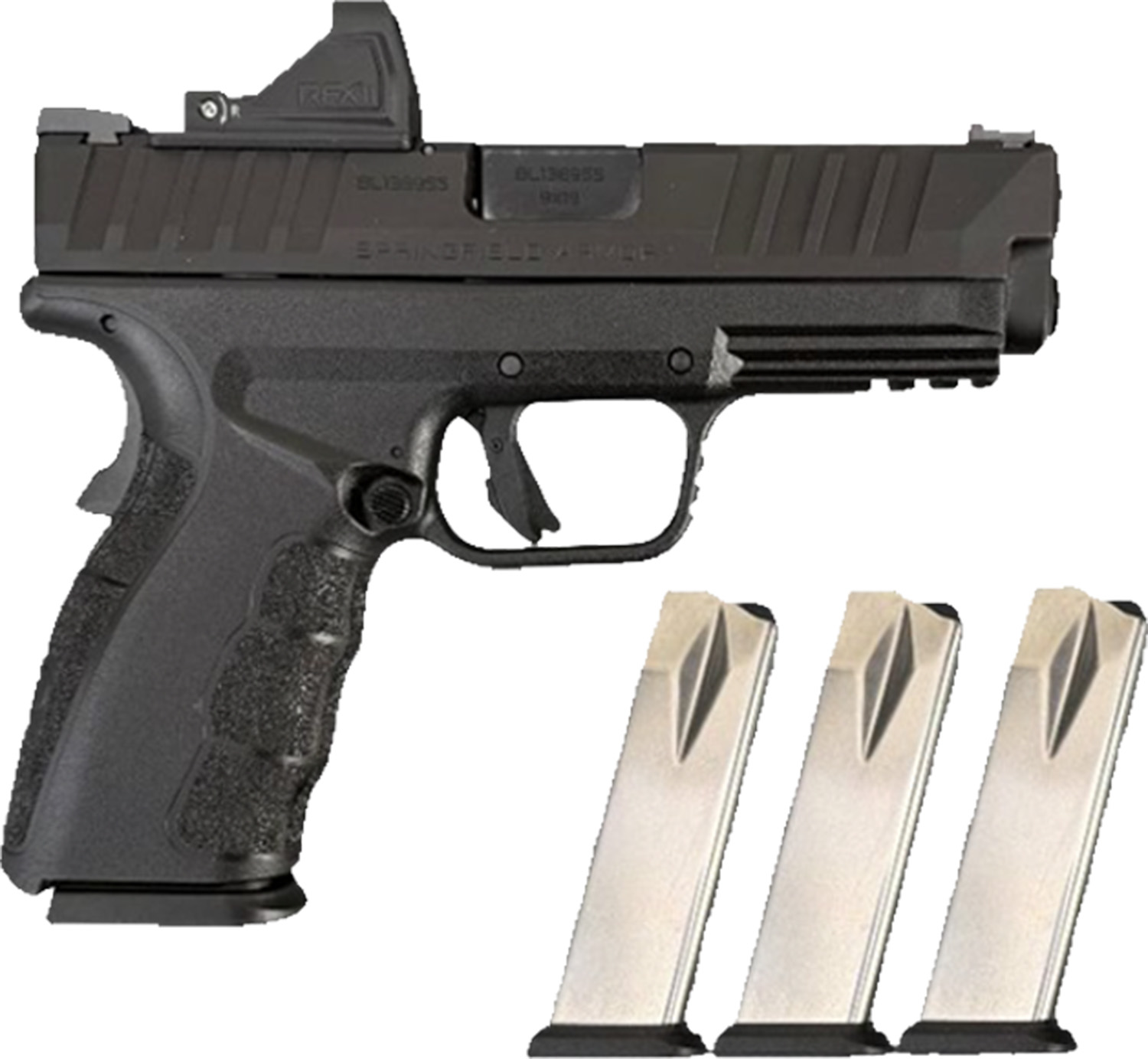 SPR XD MOD.4 9MM 4 BLK OSP 16RD GEAR PAC