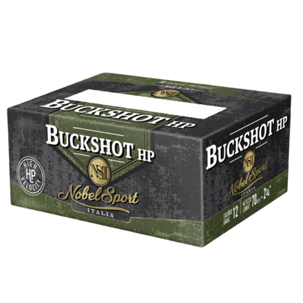 Noble Sport Plumbum Buckshot Shotshells 12 ga 2-3/4" 12 Pellet
