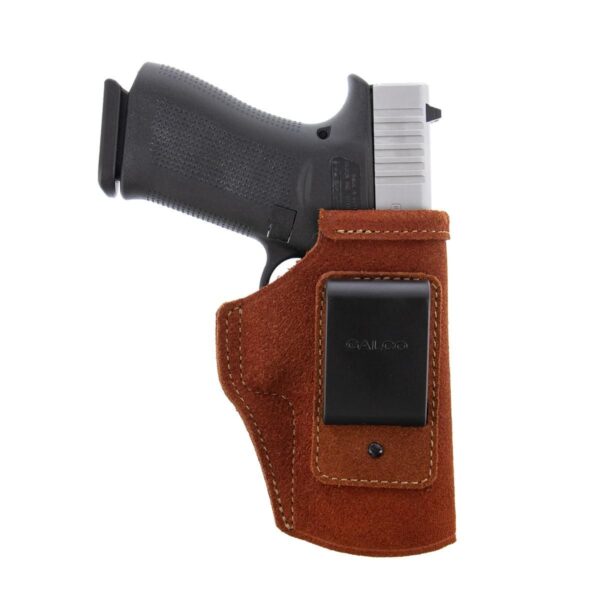 Galco Stow-N-Go IWB Holster for 5" 1911 With or Without Red Dot Natural RH