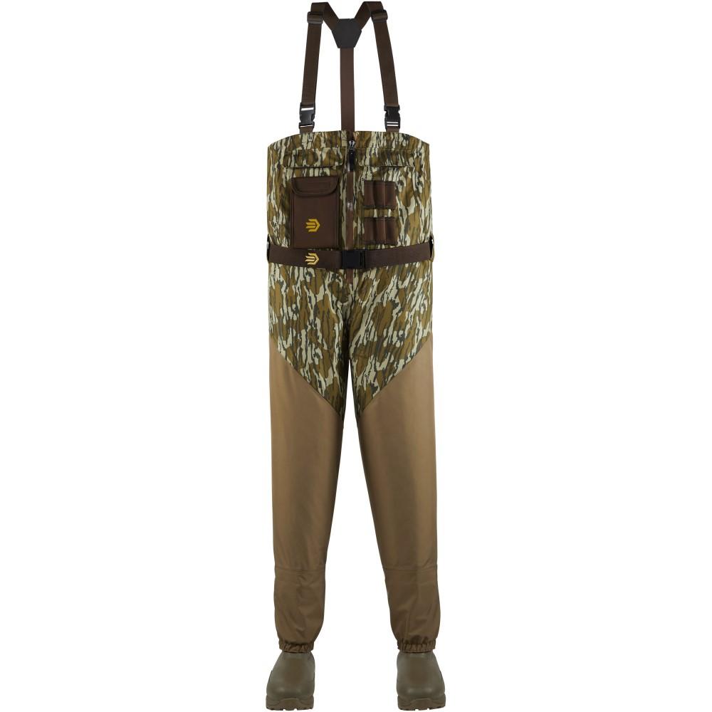 LaCrosse Alpha Agility Select Waders Front Zip Mossy Oak Bottomland Size 12
