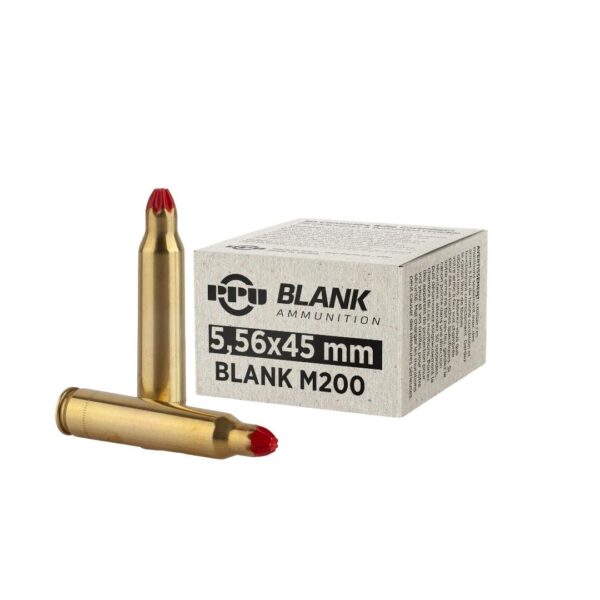 PPU 5.56mm M-200 A1 Blank Rifle Ammunition - 20 Count