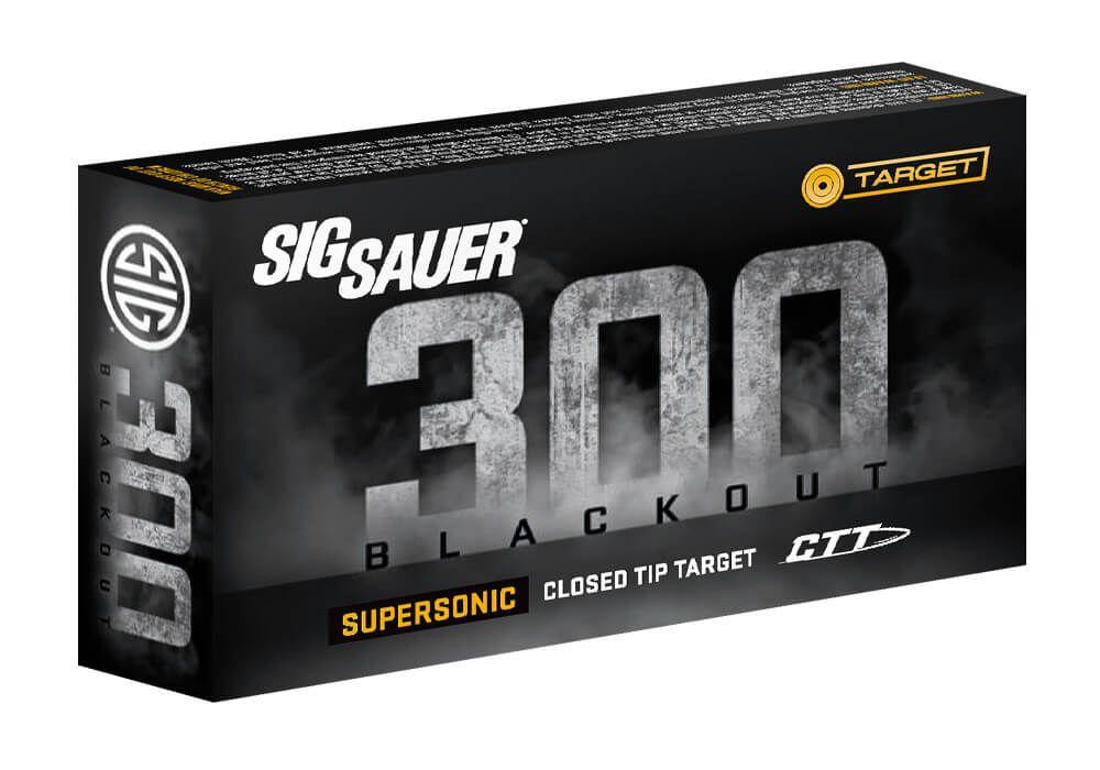Sig Sauer .300 AAC Blackout 125gr Supersonic Rifle Ammo 20 Rounds