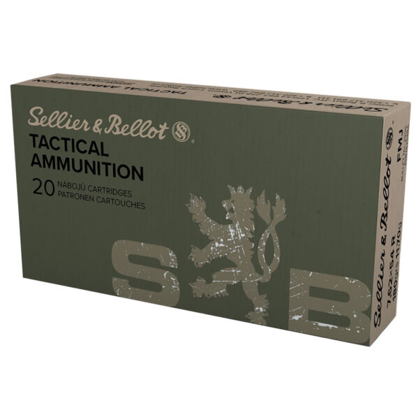 Sellier & Bellot 7.62x54R 180gr FMJ Ammunition - 20rd Box