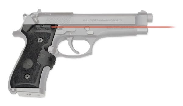 CRIMSON TRACE LASERGRIP BER 92 BLK MIL-STD