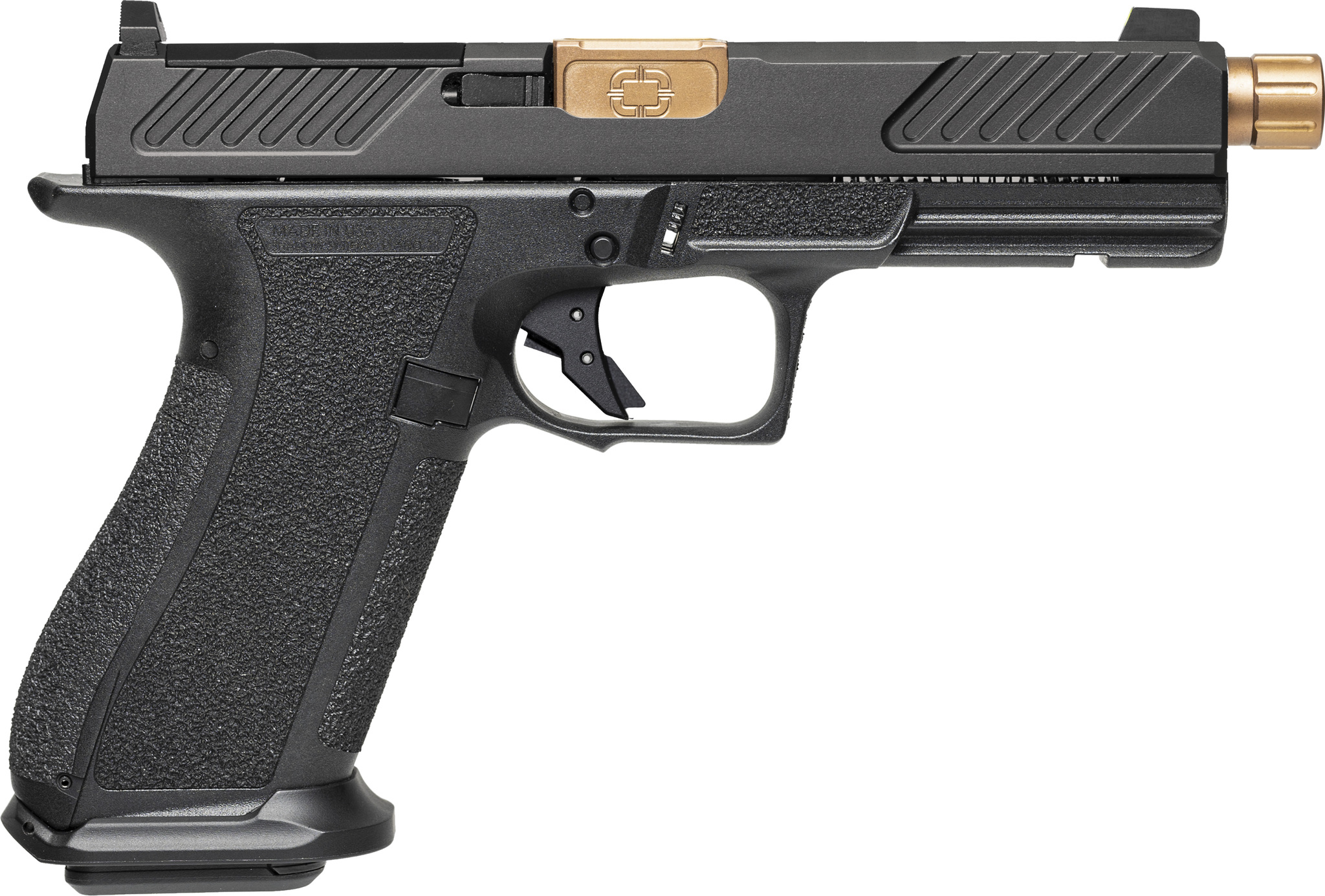 Shadow Systems DR920 CBT 9mm Pistol Black/Bronze Threaded Barrel