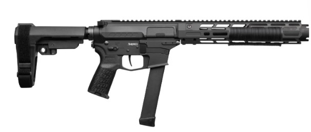 CMMG Zeroed Banshee MkGs 9mm Pistol 6.5" Threaded Barrel Black