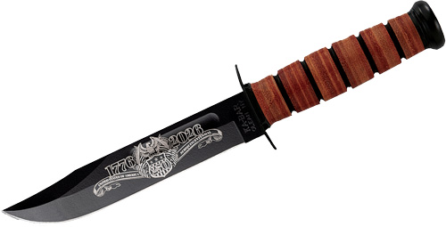 KA-BAR 250th Anniversary Utility Knife 7" with Sheath