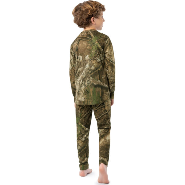 Indera Youth Camo Thermal Baselayer Set Realtree APX Small