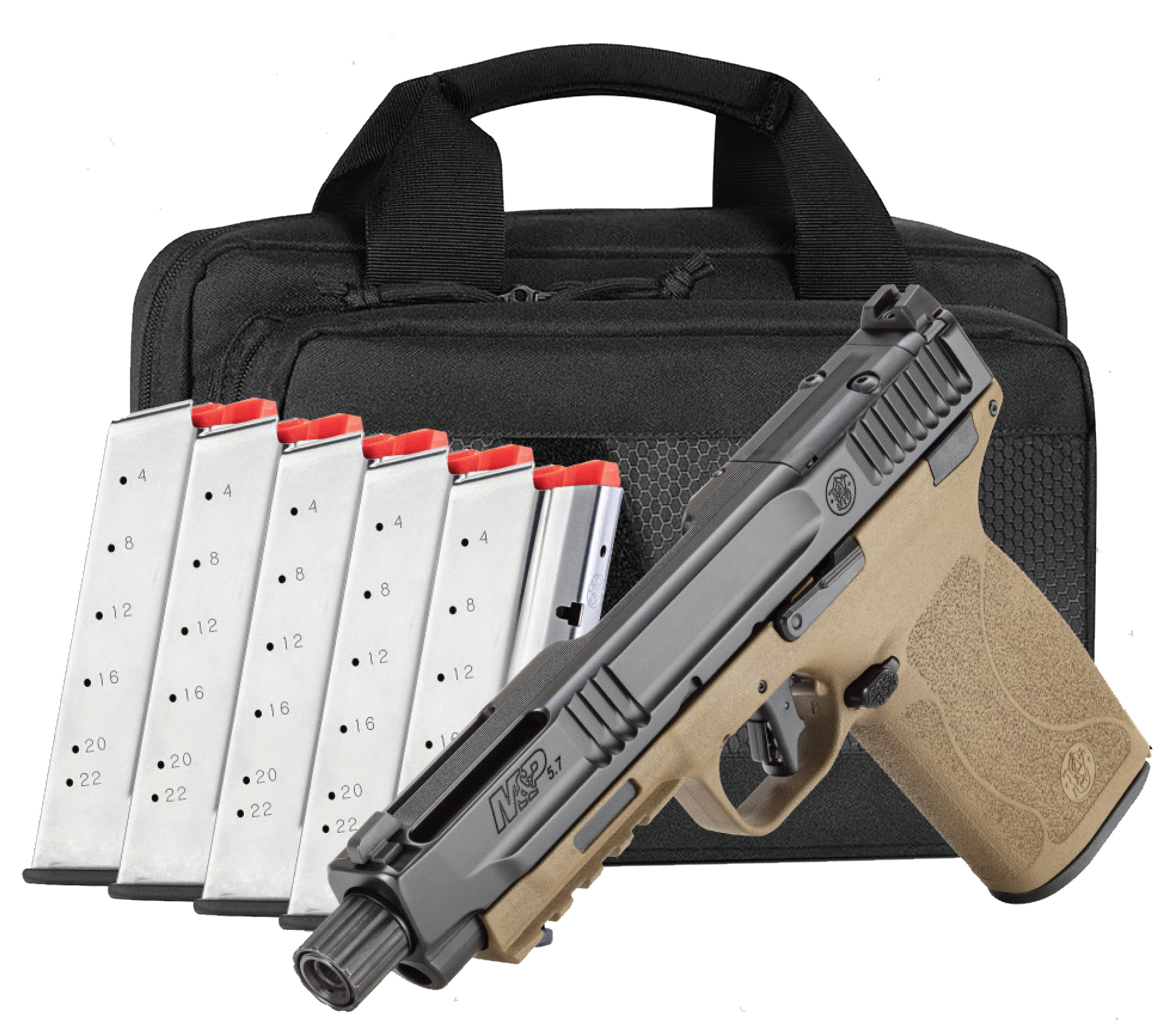 Smith & Wesson M&P5.7 Optics Ready 5.7x28mm BK/FDE TB