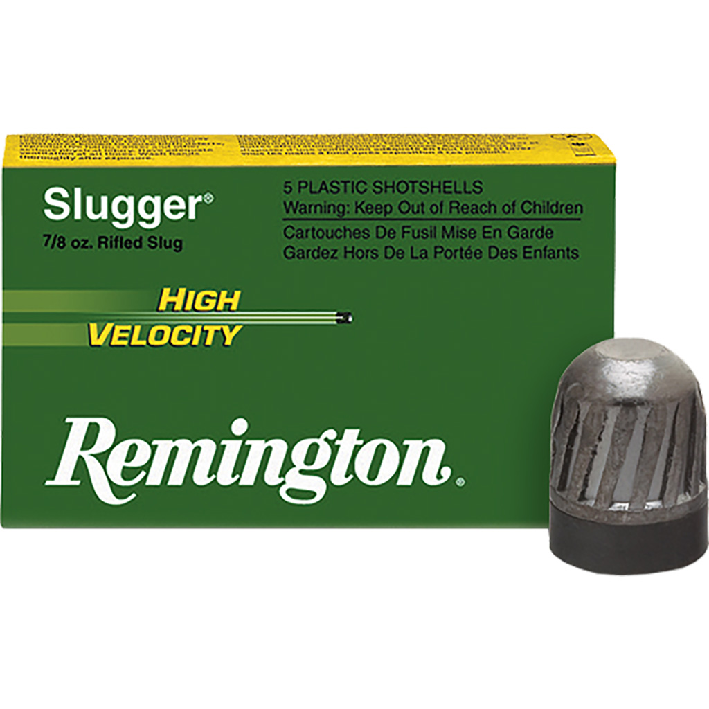 Remington Slugger HV Rifled Slug 12 Ga 2.75" 7/8 Oz 5 Rd