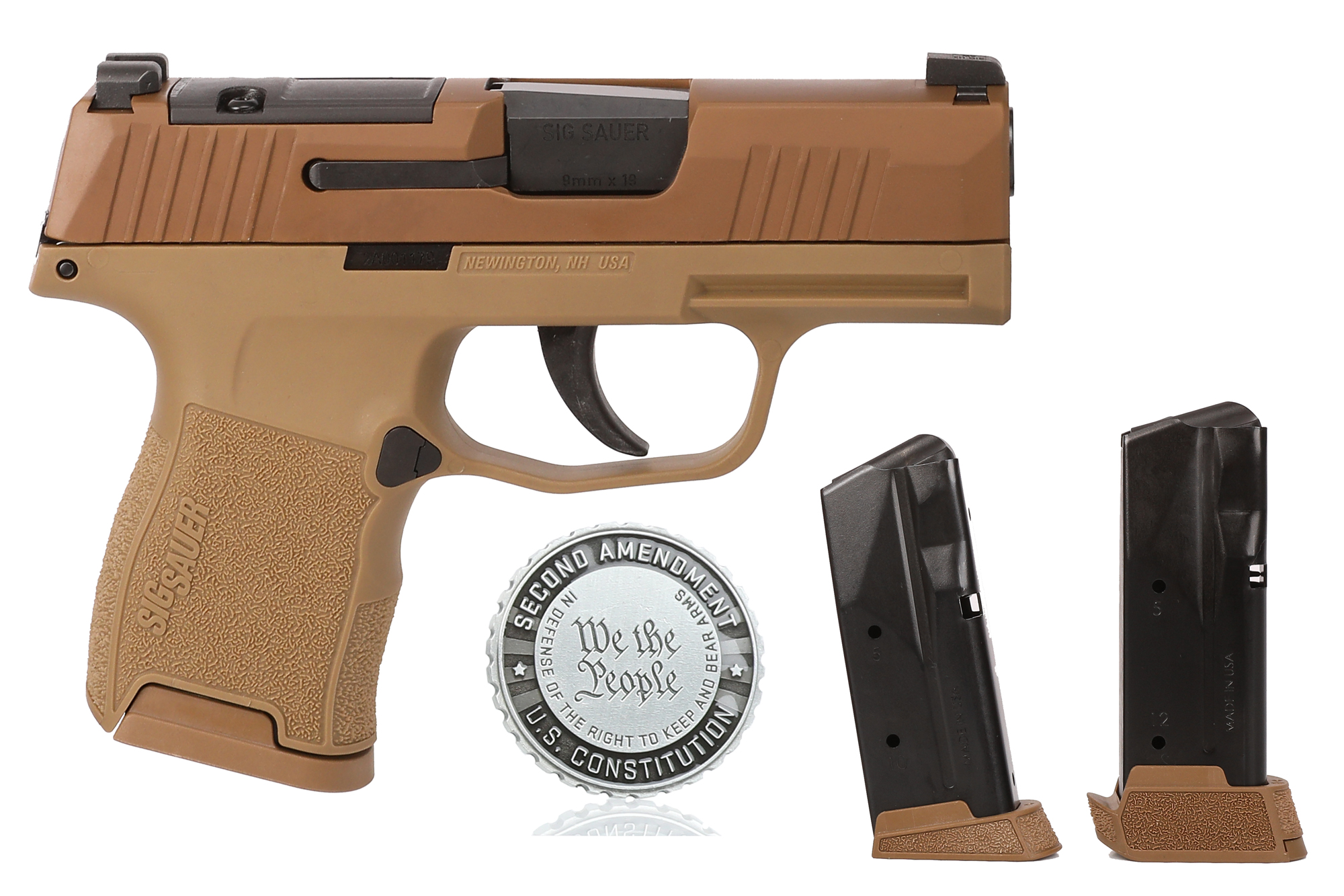 SIG SAUER P365 9MM 12+1 COYOTE 2A OR