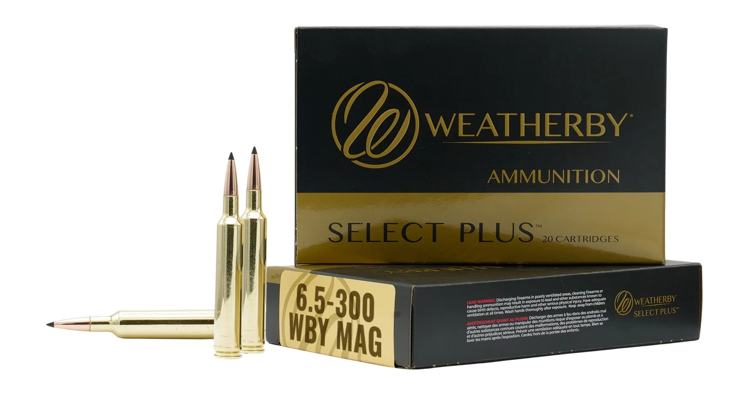 Weatherby 6.5-300WBY 129GR Hammer Custom Ammunition