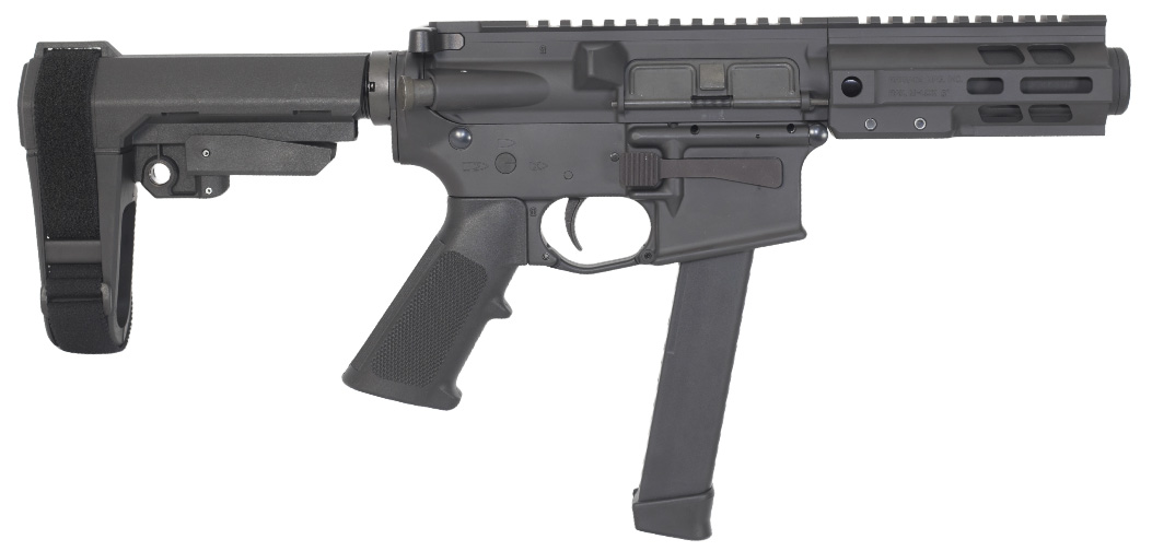 Brigade BM-9 9mm 6.5" AR9 Pistol with SBA3 Brace