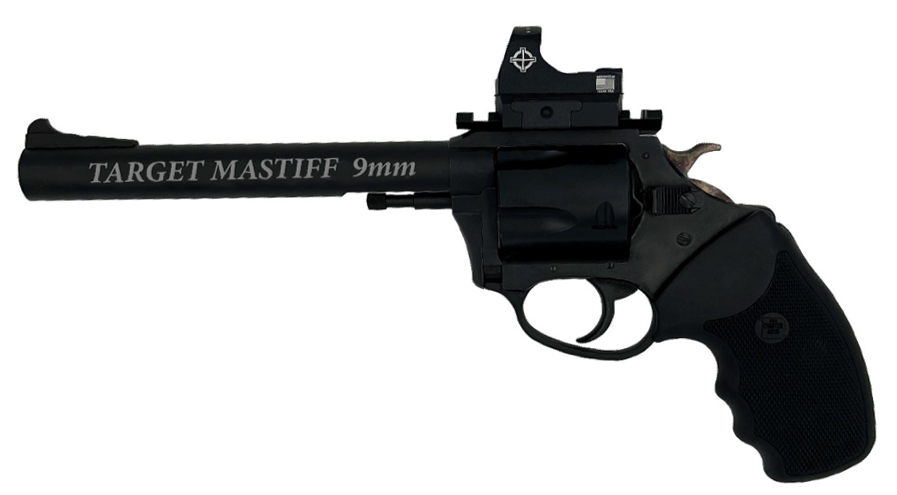 CA Target Mastiff 9mm 6" Black 5rd Shooter's Model