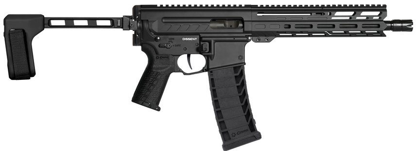 CMMG DISSENT MK4 BRACED 9MM 10.5 ARMOR BLACK