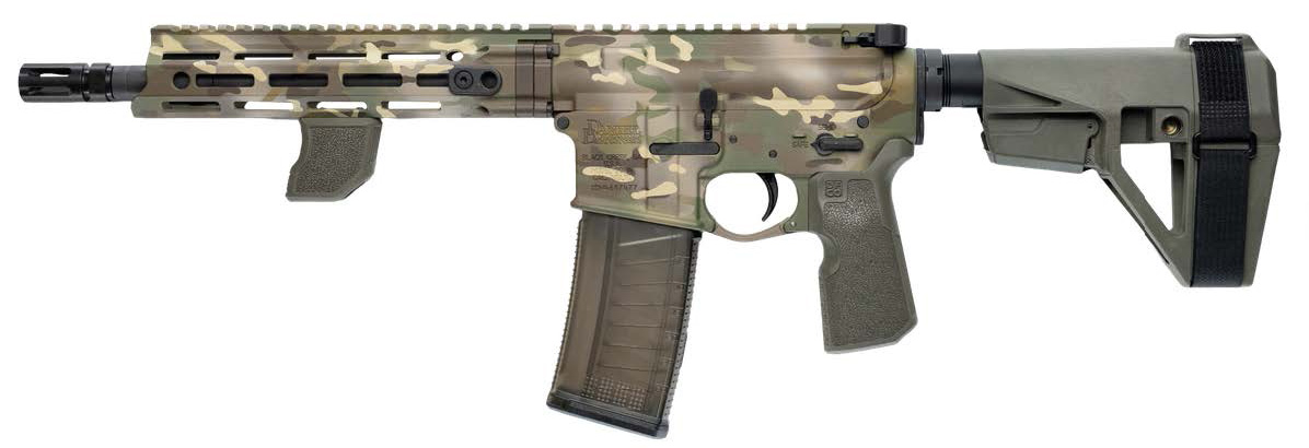 Daniel Defense DDM4 V7 Pistol 5.56 NATO Woodland Camo