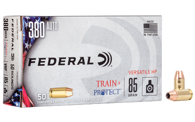 Federal Train & Protect .380 ACP 85 Grain VHP - 50 Rounds