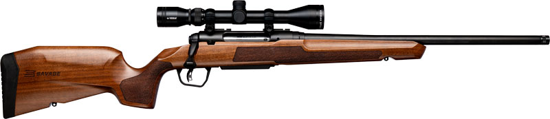 SAVAGE AXIS 2 XP 25-06 20" - THREADED W3-9X40 BLK/HARDWOOD