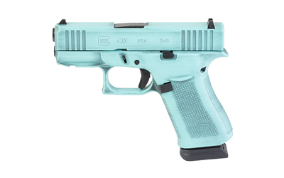 GLOCK 43X 9mm 15-Round Rob Egg Blue