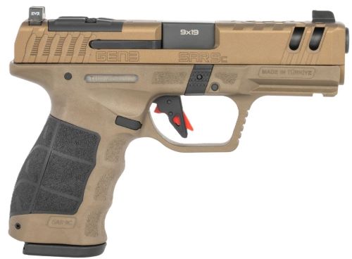 SAR USA SAR9C 9MM COMPACT GEN3 - 4" 2-10RD BRONZE