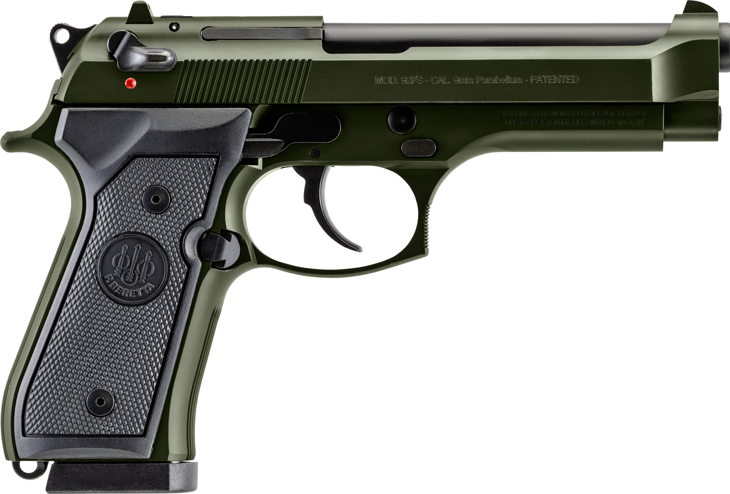 Beretta 92FS 9mm DA Olive Drab Green 10-Round