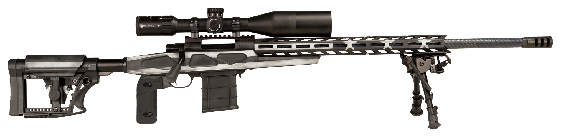 LSI Howa 1500 25 Creedmoor Grey Flag Chassis 24" HB