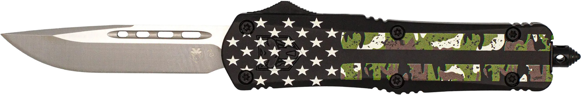 CBT MED FS-3 Camo Flag Drop Point Knife