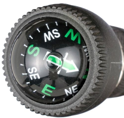 Ruko Fixed Blade Survival Knife 6" ABS Handle with Ball Compass