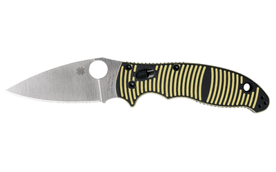 Spyderco Manix 2 Salt Knife 3.37" Yellow/Silver