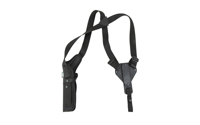 Uncle Mike's Vertical Shoulder Holster Size 5 Black Right-Hand