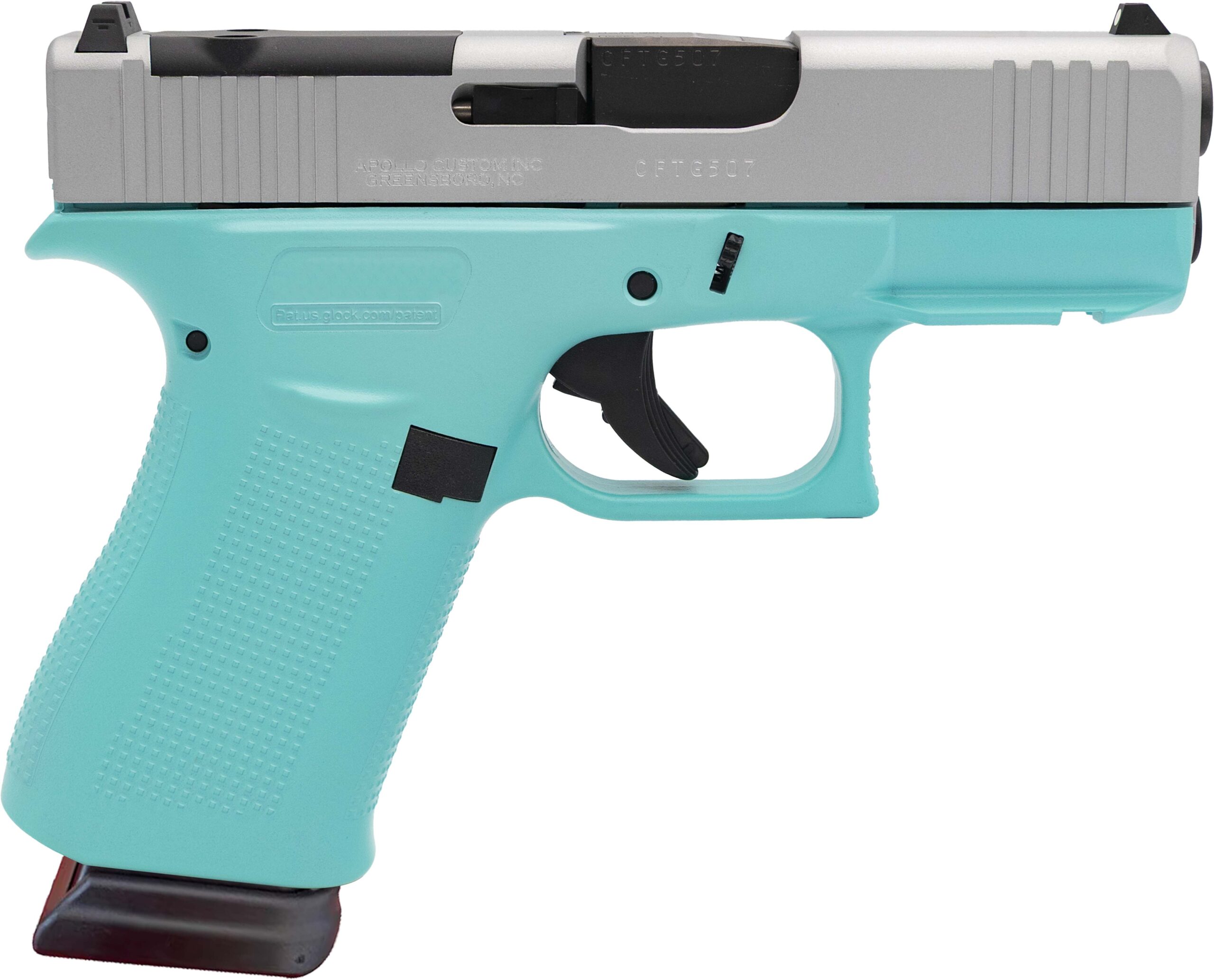 Glock 43X MOS 9mm Pistol with 15-Round Capacity
