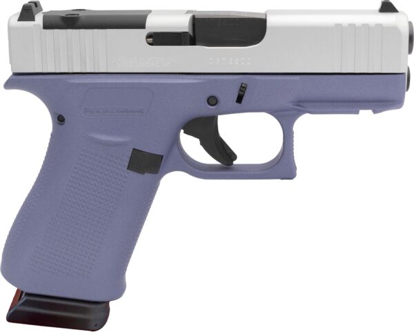 Glock 43X MOS 9mm Pistol, 15-Round, Orchid