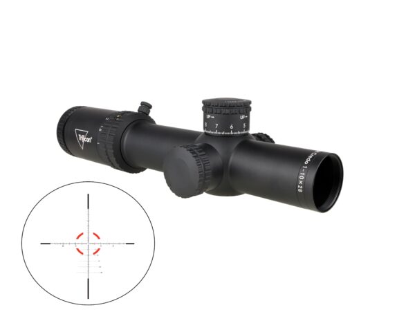 TRIJICON CREDO 1-10X28 BLK MRAD FFP ILL