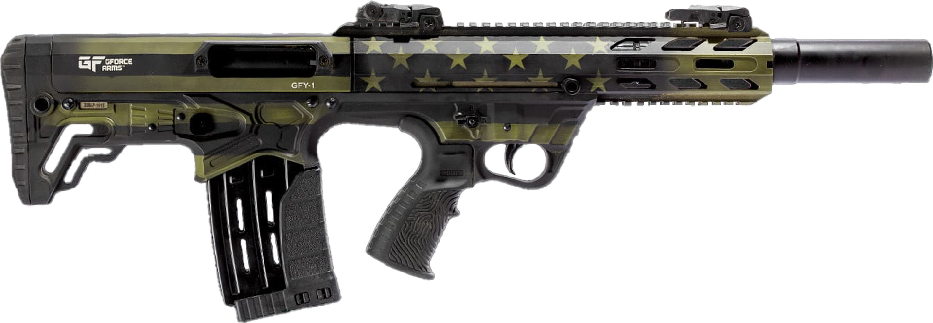 GFA GFY-1USA 12 Gauge Bullpup Shotgun 18.5" Flag