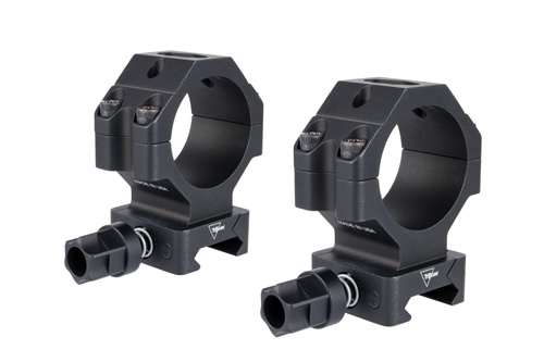 SCOPE RINGS W/ Q-LOC - BLACK, TALL, FITS 35MM TUBES, 1.3"H