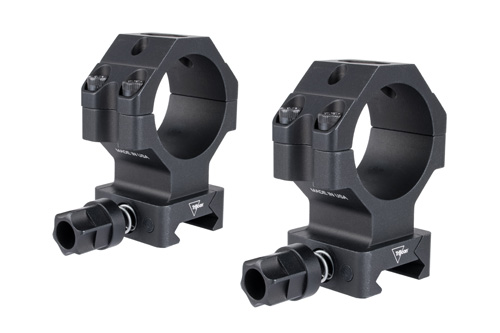 SCOPE RINGS W/ Q-LOC - BLACK, EXTRA TALL, FITS 30MM TUBES, 1.4"H