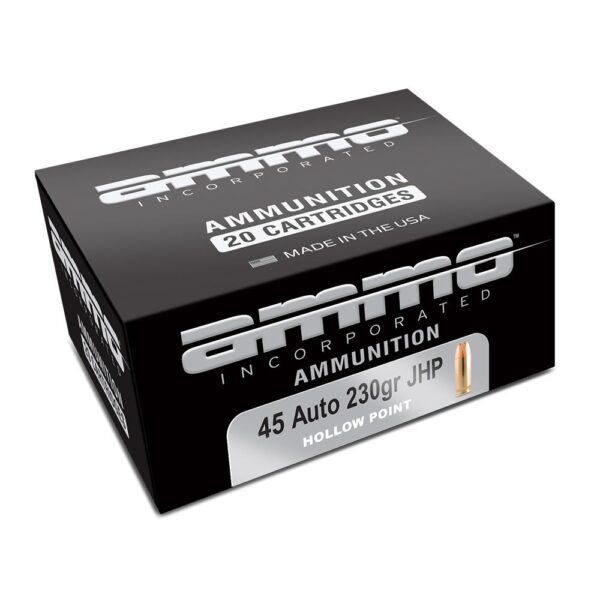 Ammo Inc Signature .45 Auto 230gr JHP Handgun Ammo 20/ct
