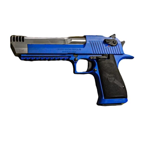 Magnum Research Desert Eagle Mark XIX .50 AE Handgun - NRA Blue
