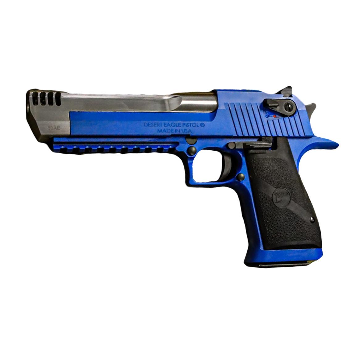Magnum Research Desert Eagle Mark XIX .50 AE Handgun - NRA Blue