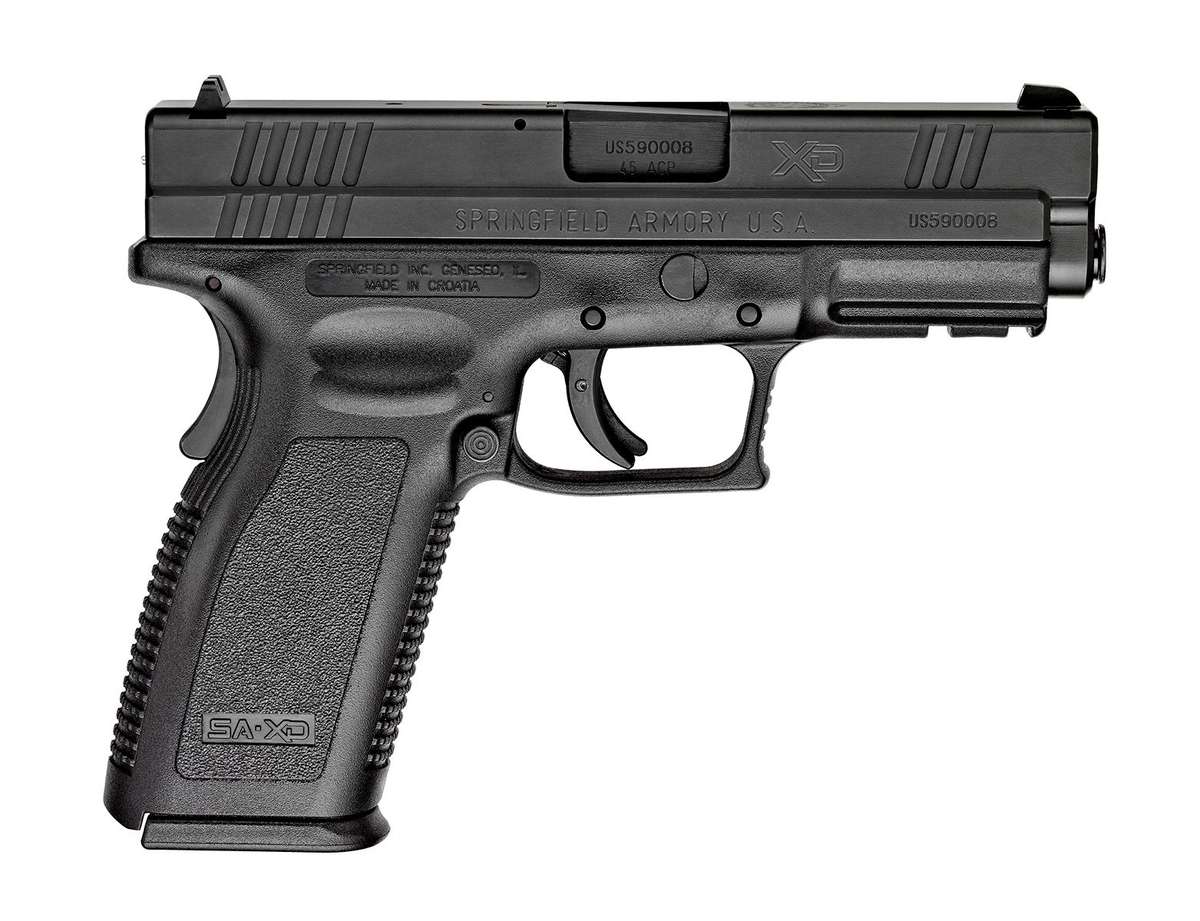 Springfield Armory XD .45 ACP 4" Pistol with Two 10-Round Magazines
