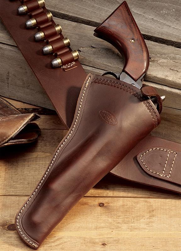 Hunter Leather Slim Jim Holster for 4" - 5.5" Revolvers, Right Hand