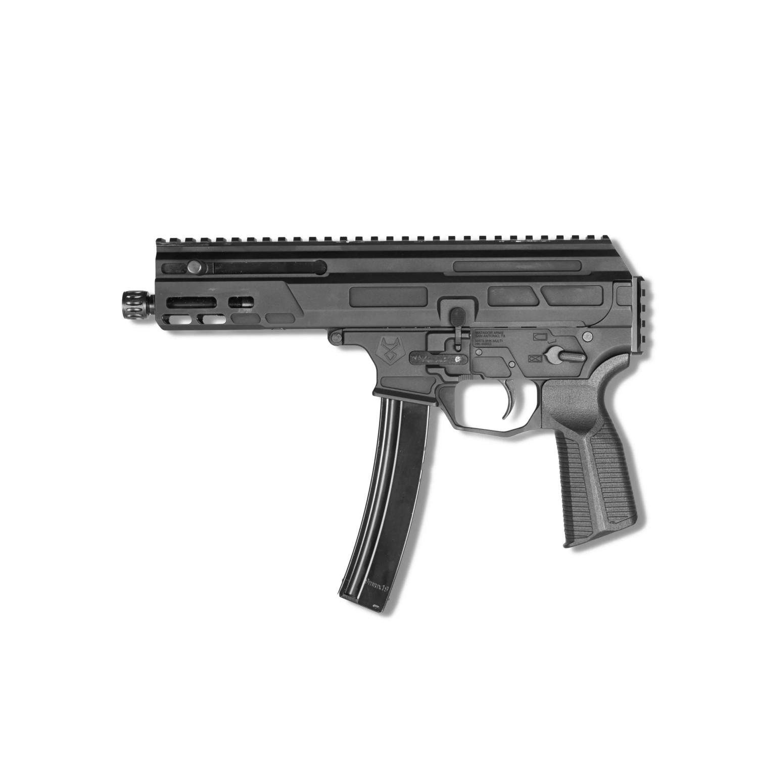 Matador Arms MAT-9K Roller Pistol 9mm 5.5" Barrel 30rd Black