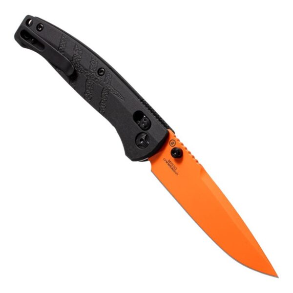Hogue Mysto Folding Knife 3-2/5" Drop Point Blade Black Orange