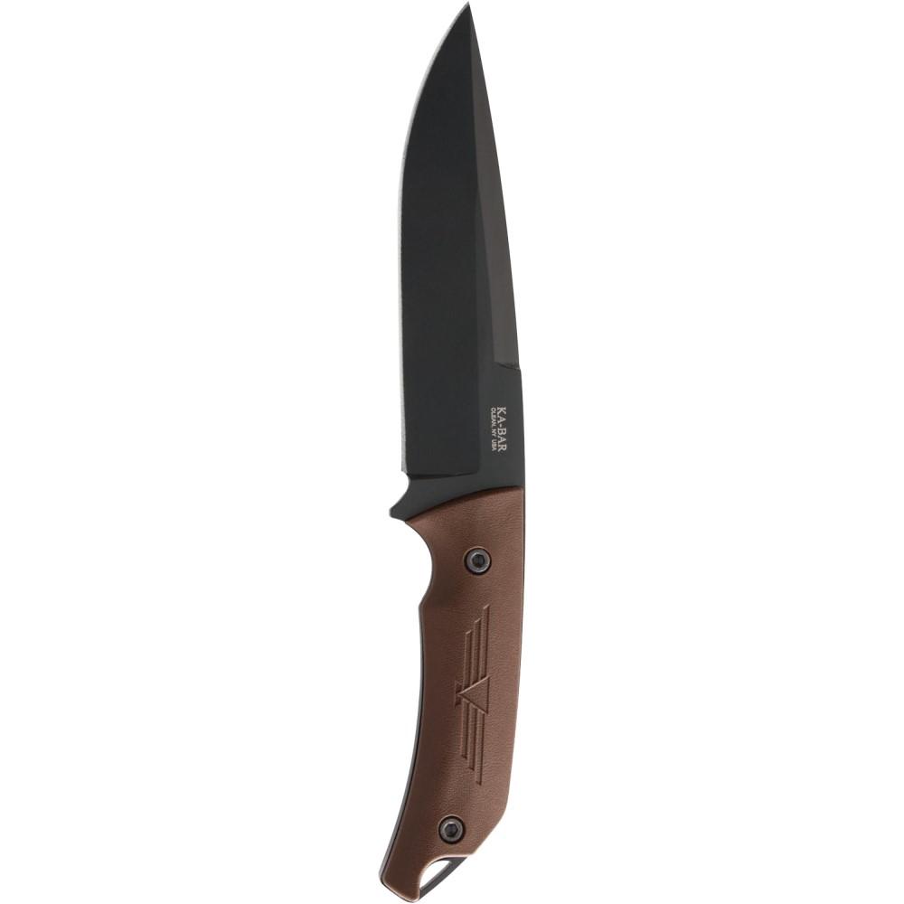KA-BAR Jarosz Turok Fixed Blade Knife 6.25" Brown
