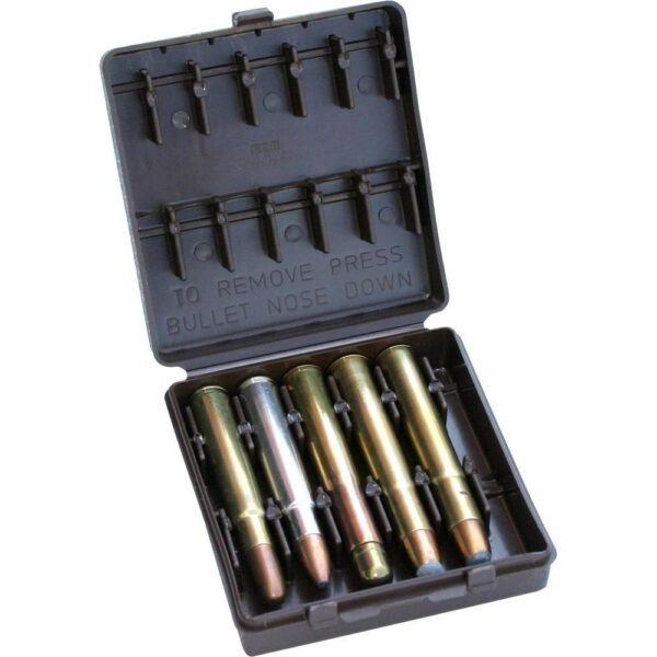 MTM African Big Game Ammo Wallets Carrier 378 Wby - 500 Nitro Brown