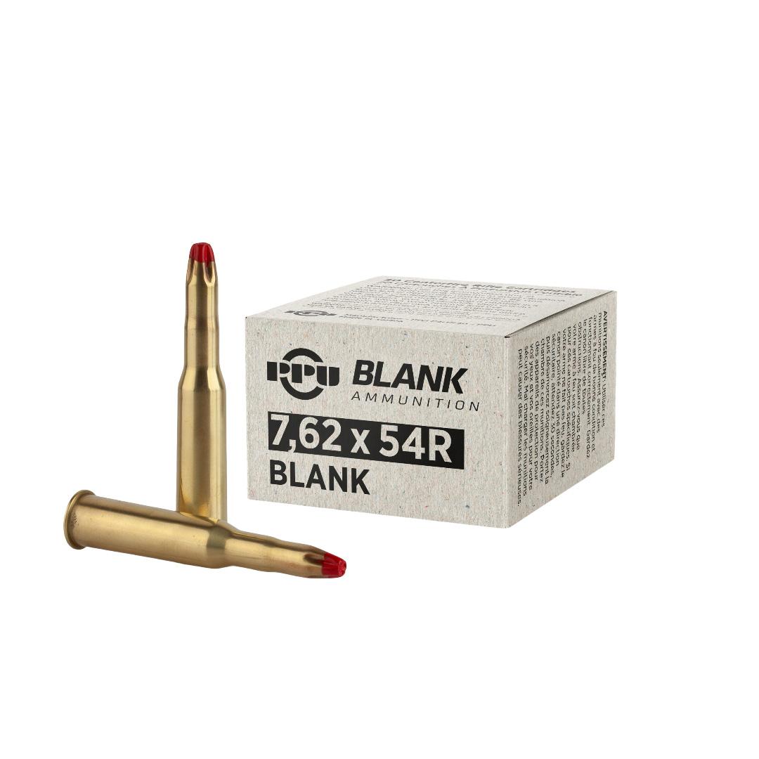 PPU 7.62x54R Blank Rifle Ammunition - 20 Rounds