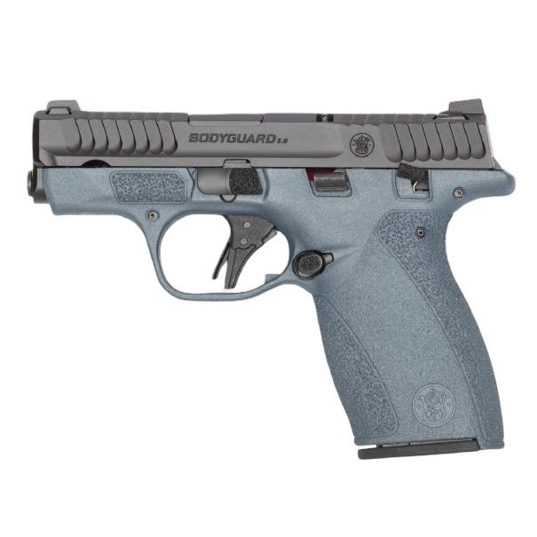 S&W Bodyguard 2.0 Blue Titanium Carry Comp Handgun .380 Auto 10rd Magazines(2) 2.75? Barrel Chamber Indicator Manual Safety CA Compliant