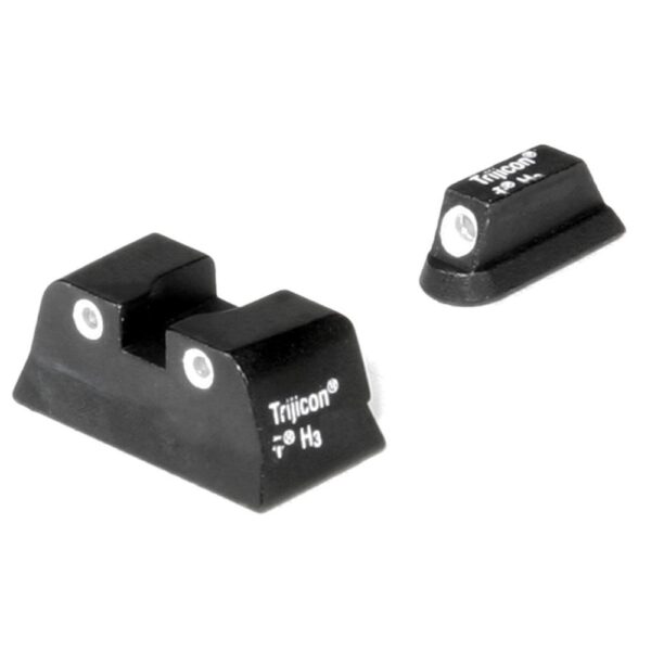 Trijicon Bright & Tough Night Sight Set White with Green Front and Rear